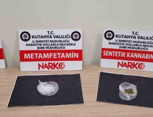 Kütahya’da narkotik operasyonlarında yakalanan 116 şahıstan 6’sı tutuklandı