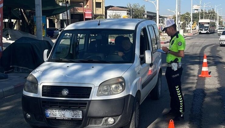 Malatya’da bir haftada 3 bin 896 sürücüye ceza