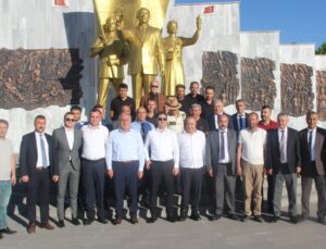 MHP’li Özdemir ve İl Teşkilatı’ndan Pınarbaşı’na Ziyaret