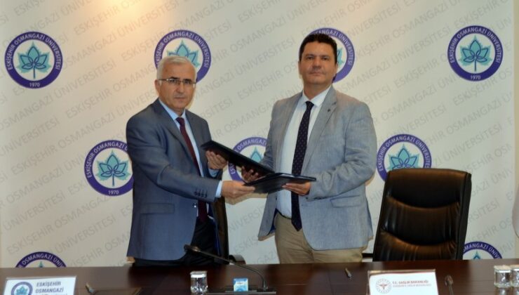 Sağlık Müdürlüğü ile Eskişehir Osmangazi Üniversitesi Rektörlüğü arasında protokol