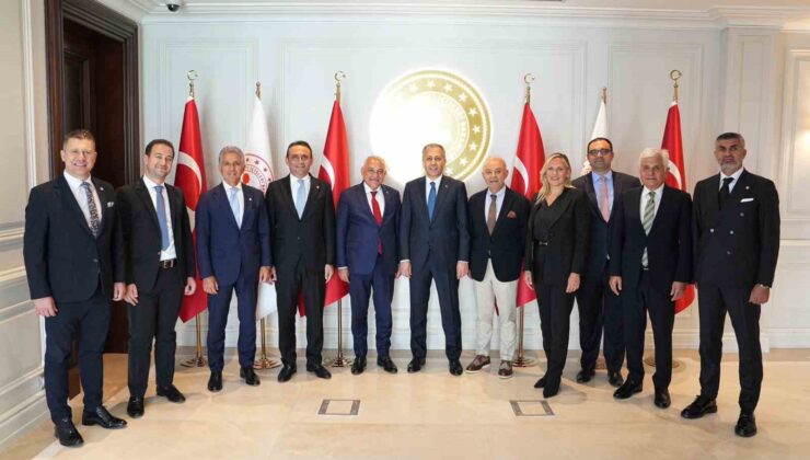 TFF Başkanı Mehmet Büyükekşi’den, İçişleri Bakanı Ali Yerlikaya’ya ziyaret