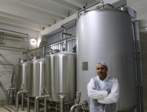 TKDK desteği ile kurduğu fabrikada süt reçeli üretiyor