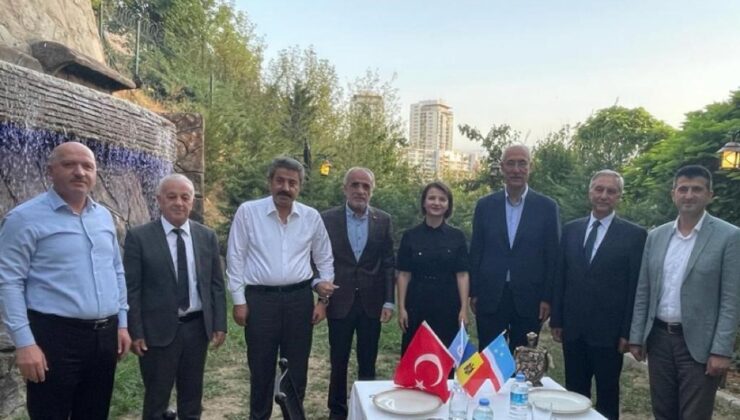 Türkiye-Moldova Parlamentolar Arası Dostluk Grubu Başkanı Berdibek’ten akşam yemeği