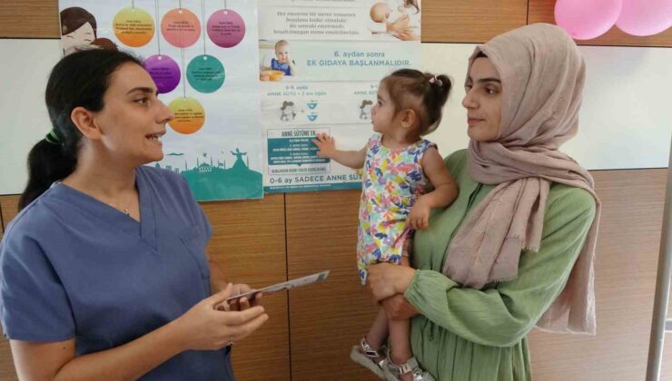 Tuzla’da Emzirme Haftası’nda anne ve anne adayları bilgilendiriliyor