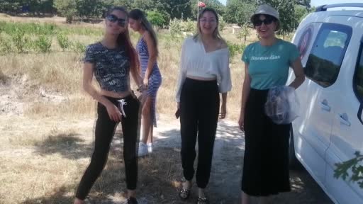 Yaban mersini hasadını Romanyalı kızlar yaptı