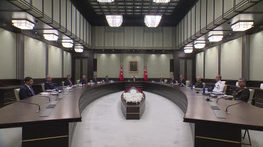 Yüksek Askeri Şura Toplantısı Cumhurbaşkanı Recep Tayyip Erdoğan başkanlığında başladı