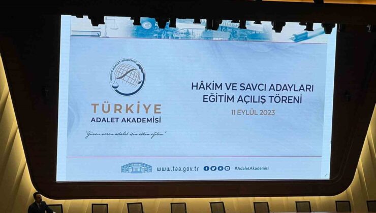 Adalet Bakanı Tunç, Türkiye Adalet Akademisi eğitim dönemi açılış törenine katıldı