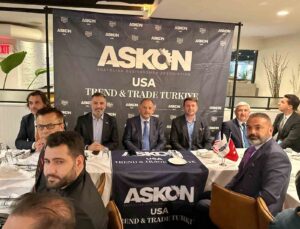 Bakan Özhaseki, ABD’de Türk iş adamlarıyla buluştu