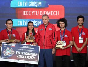 Bozüyüklü üniversitesi öğrencisinin kaptanlık yaptığı ekip Teknofest yarışmasında 1’inci oldu