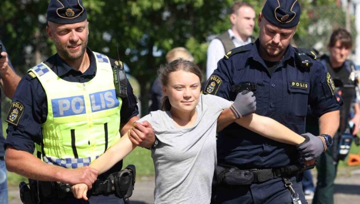 Çevre aktivisti Thunberg’e 2 ayda 2’inci “polise itaatsizlik” suçlaması