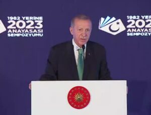 Cumhurbaşkanı Erdoğan, 1982 Yerine 2023 Anayasası Sempozyumu’nda konuştu