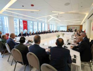 Cumhurbaşkanı Erdoğan, Amerikan Yahudi Toplumu Çatı Kuruluşları temsilcileriyle bir araya geldi