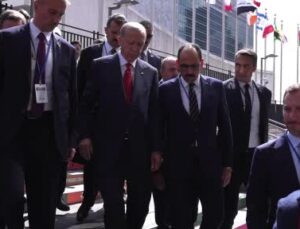 Cumhurbaşkanı Erdoğan, Birleşmiş Milletler 78’inci Genel Kurulu’ndaki hitabı sonrası Türkevi’ne geçti