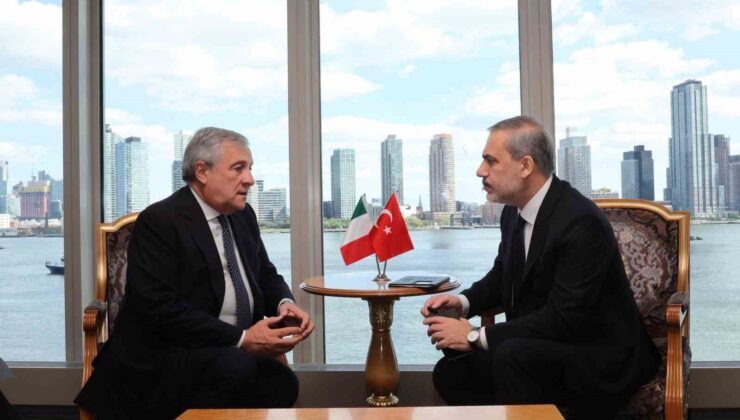 Dışişleri Bakanı Fidan, İtalyan mevkidaşı Tajani’yle görüştü