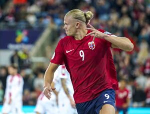 Erling Haaland, Norveç Milli Takımı ile 26 maçta 25 gole ulaştı