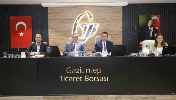 Gaziantep Ticaret Borsası  eylül ayı meclis toplantısı yapıldı