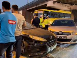 Gaziantep’te aynı kavşakta iki kaza: 5 yaralı