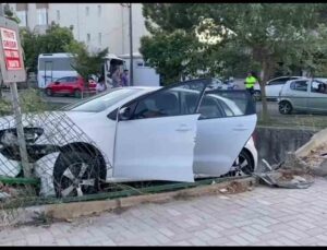 Gönen’de trafik kazasında 1 kişi yaralandı