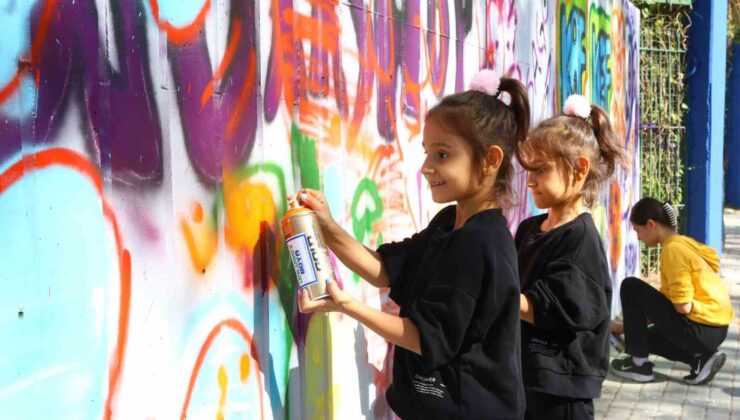 Grafiti meraklıları Hüdavendigar Kent Parkı’nda buluşuyor