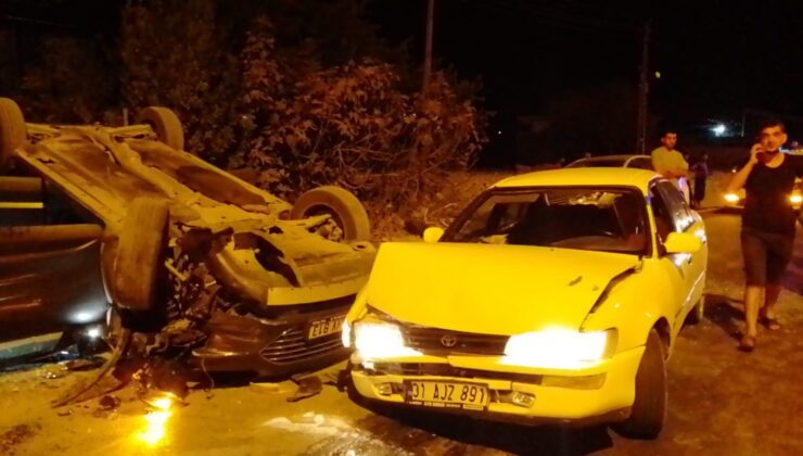 Hatay’da 2 aracın çarpıştığı kazada 4 kişi yaralandı