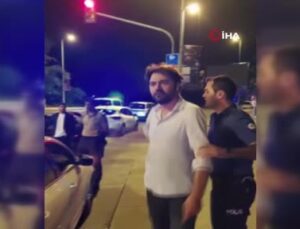 Kadıköy’de polise direnen sürücü gözaltına alındı