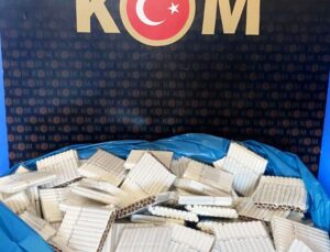 Kırıkkale’de kaçak tütün operasyonu: 4 bin 100 adet makaron ele geçirildi