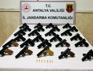 Serik’te silah kaçakçılığı operasyonunda 3 tutuklama
