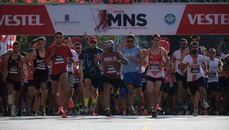 Uluslararası Vestel Manisa Yarı Maratonu heyecanı sona erdi