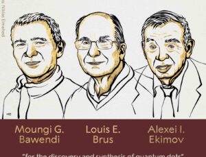 2023 Nobel Kimya Ödülü’nün sahipleri “kuantum noktalarının keşfi ve sentezi” dolayısıyla Moungi G. Bawendi, Louis E. Brus ve Alexei I. Ekimov oldu.