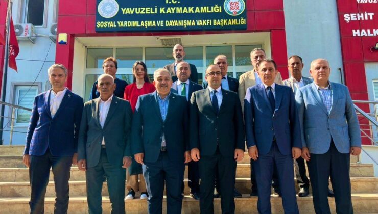 AK Parti Gaziantep’ten Yavuzeli ve Araban’da miting havasında toplantı