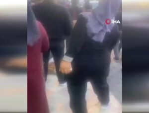 Ankara’da dükkan sahibiyle müşteri arasındaki kavga ortalığı karıştırdı, o anlar kamerada