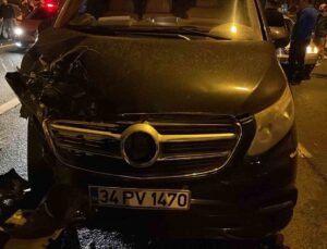 Ataşehir’de zincirleme trafik kazası: 2 yaralı