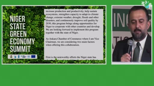 ATO Başkan Yardımcısı Yılmaz, Nijerya’dan dünyaya “Yeşil Ekonomi” mesajı verdi