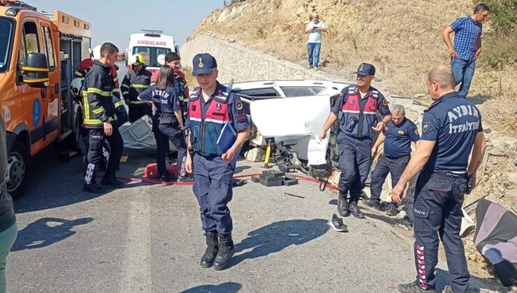 Aydın’da trafik kazası: 1 ölü, 1’i ağır 2 yaralı