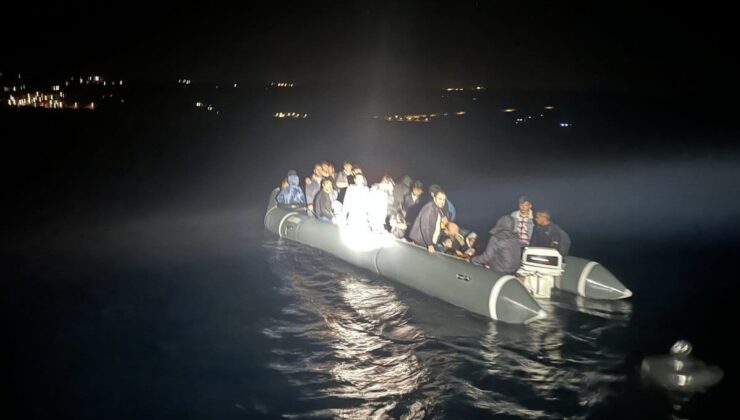 Ayvacık açıklarında 23 kaçak göçmen yakalandı, 45 kaçak göçmen kurtarıldı