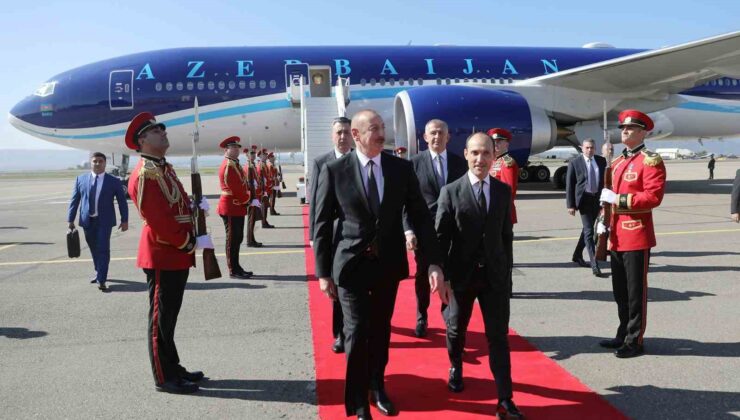 Azerbaycan Cumhurbaşkanı Aliyev Gürcistan’da