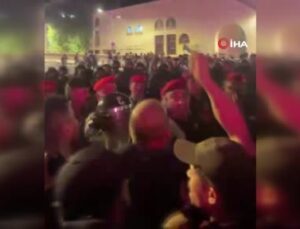Bağdat’ta İsrail protestosuna polis müdahalesi