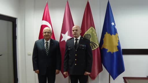Bakan Güler, Kosova Güvenlik Kuvvetleri Komutanı Jashari ile görüştü