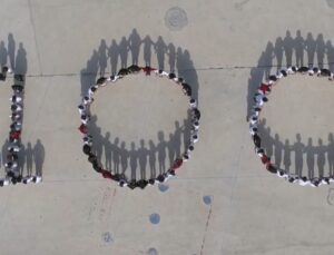 Bodrum’da öğrencilerden 100’üncü Yıl Marşı
