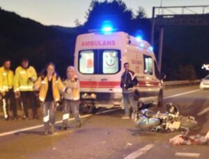 Bozüyük’te kaza yapan motosiklet sürücüsü hayatını kaybetti