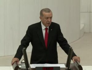 Cumhurbaşkanı Erdoğan, yeni yasama yılı açılış töreninde konuşuyor