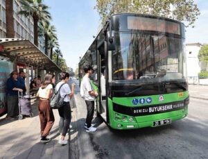 Denizliler Cumhuriyet Bayramı’nda otobüslere ücretsiz  binecek