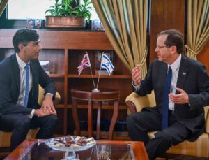 (Düzeltme) İngiltere Başbakanı Sunak, Herzog ve Netanyahu ile görüştü