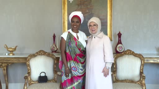 Emine Erdoğan, Burundi Devlet Başkanı’nın eşi Ndayishimiye ile görüştü