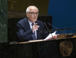 Filistin BM Daimi Temsilcisi Mansour: “Yanlış inanca mı, yanlış ten rengine mi, yanlış uyruğa mı sahibiz?”