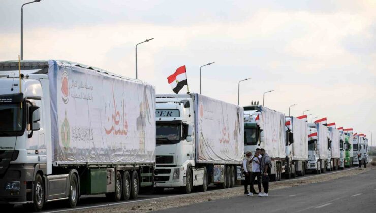 Gazze Şeridi’ne bugün yardım konvoyu girmedi