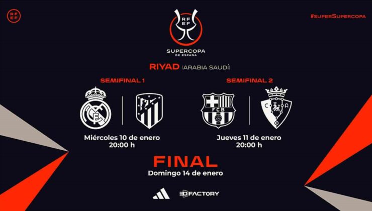 İspanya Süper Kupası maçları Suudi Arabistan’da oynanacak