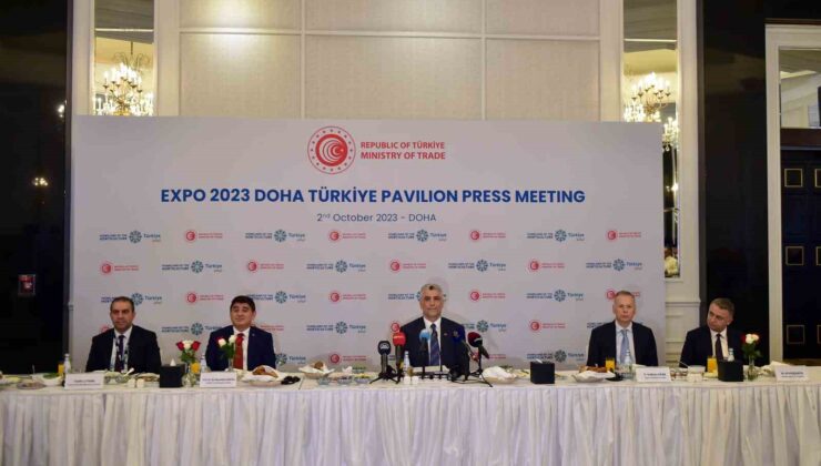 Katar’a ticaret çıkarması: 150 kişilik Türk heyet Expo Doha 2023 için Katar’da