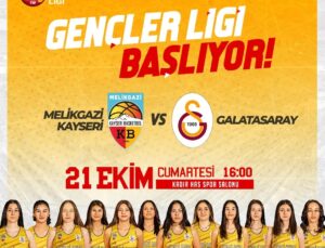 Melikgazi Basketbol’a Gençler Ligi’nde ilk rakip Galatasaray