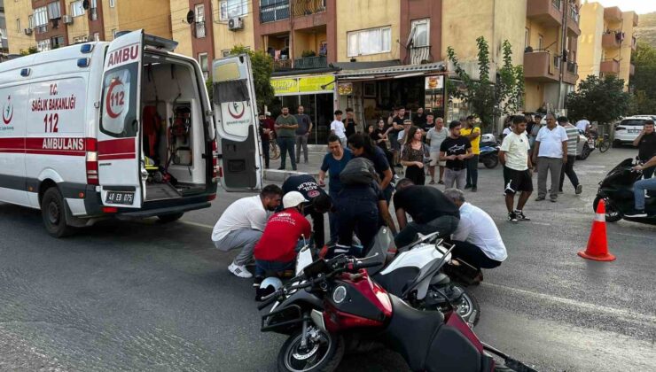 Milas’ta motosikletler çarpıştı: 2 yaralı